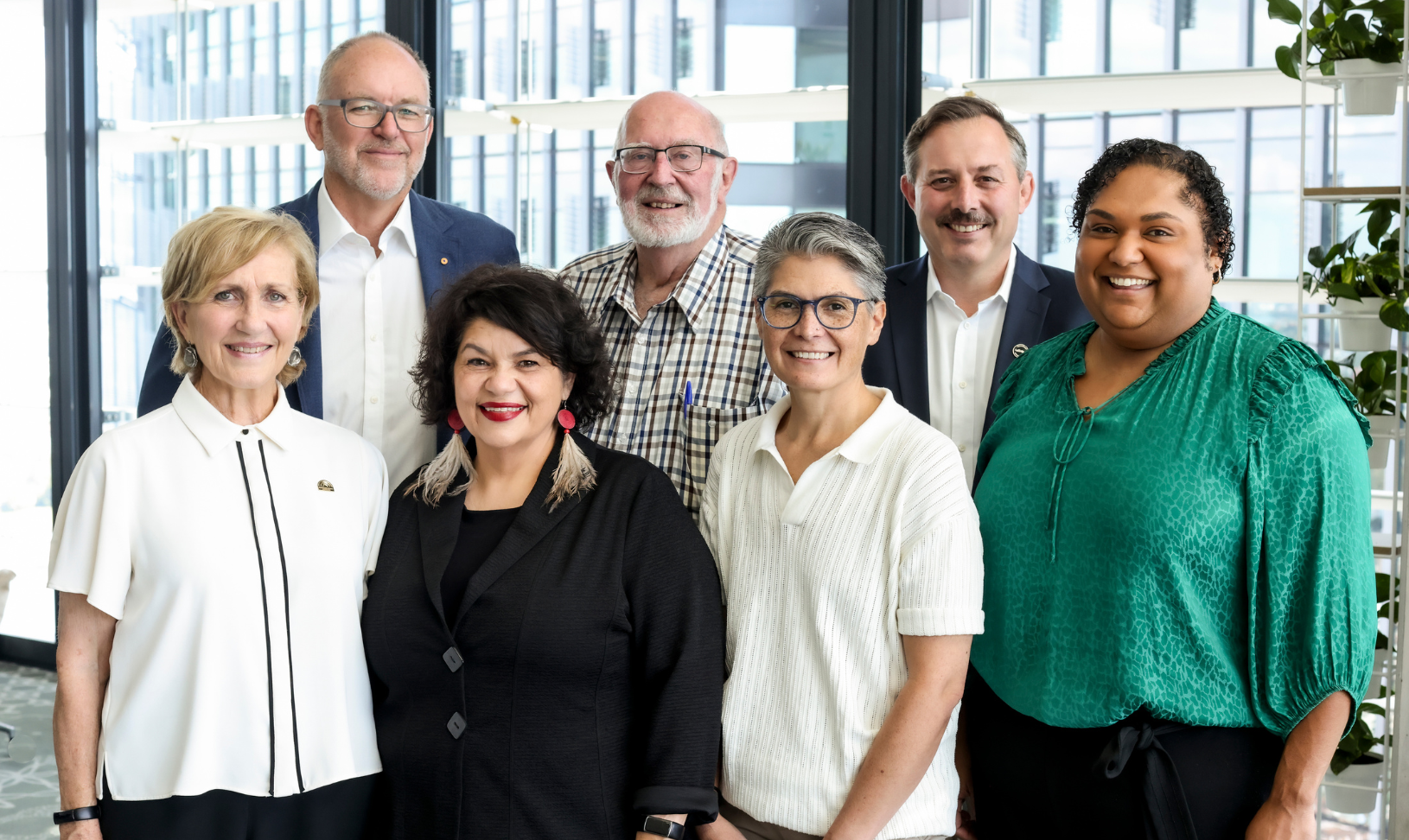 Reconciliation Australia board standing together