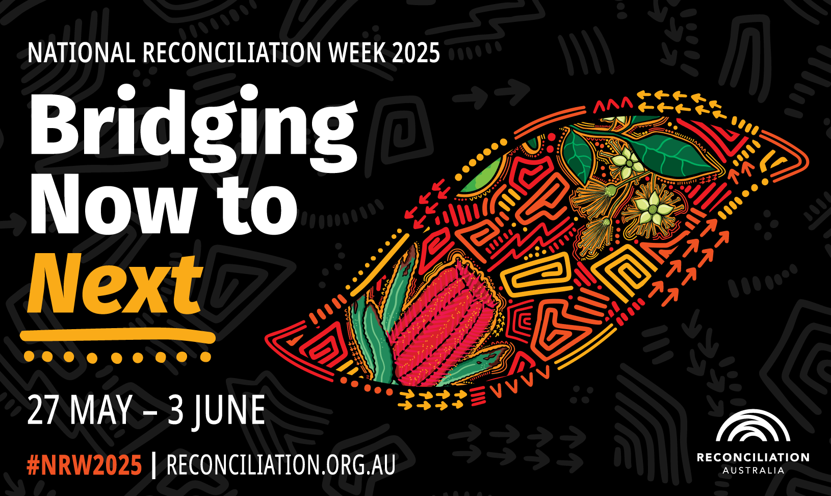 National Reconciliation Week 2024 artwork with theme Now More Than Ever